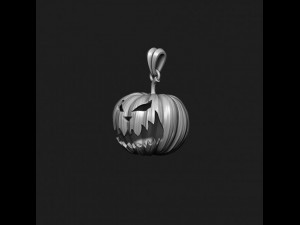 Halloween pumpkin pendant 3D Print Model