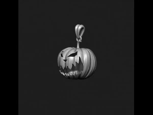 Halloween pumpkin pendant 3D Print Model