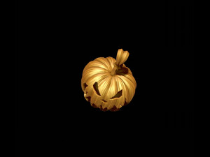 Halloween pumpkin pendant 3D Print Model