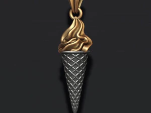 Ciondolo gelato 3d Modello di stampa 3d Modello di stampa 3D