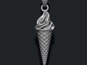 Ice cream pendant 3d 3d print model 3D Print Model