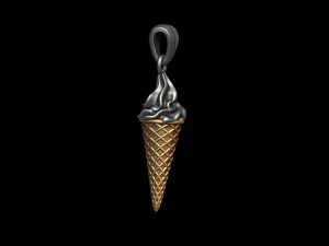 Ice cream pendant 3d 3d print model 3D Print Model