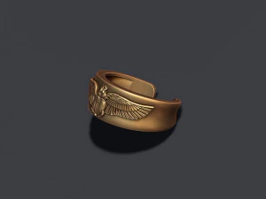 Egyptian scarab ring 3D Print Model