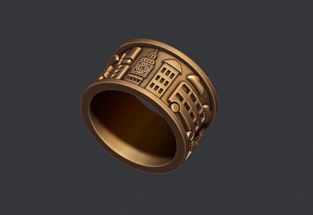 England london uk ring 3D-printmodel .c4d .max .obj .3ds .fbx .stl .blend 