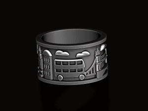 England london uk ring 3D-printmodel