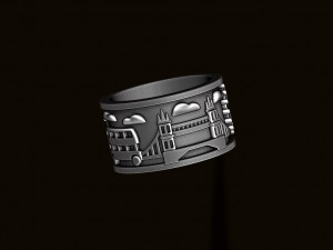 England london uk ring 3D-printmodel