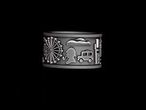 England london uk ring 3D-printmodel