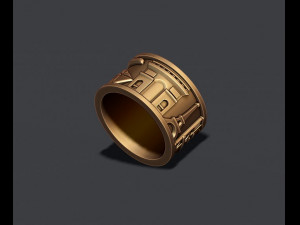 France ring 3Dプリントモデル