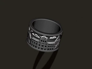 France ring 3D Print Model