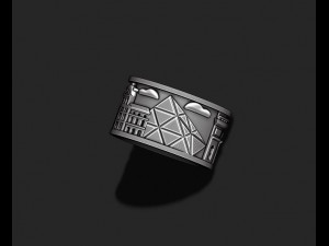 France ring 3Dプリントモデル