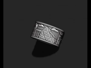 France ring 3D Print Model