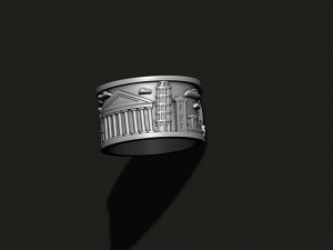 Italy ring 3Dプリントモデル
