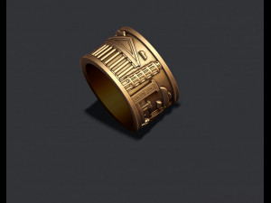 Italy ring 3Dプリントモデル