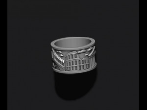 Italy ring 3Dプリントモデル