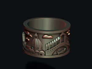 Italy ring 3D Print Model
