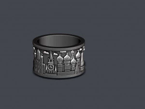Russia ring 3D Print Model