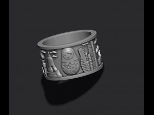 russia ring 3D Print Model