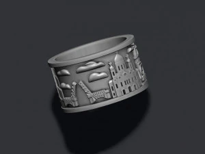 Russia ring 3D Print Model