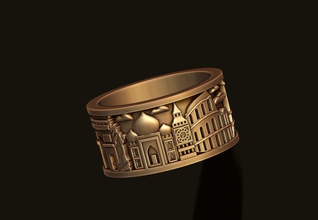 Traveller travel ring 3D Принт Модель .c4d .max .obj .3ds .fbx .stl .blend