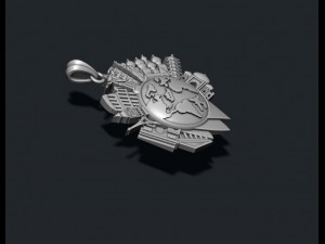 Traveller travel pendant 3Dプリントモデル
