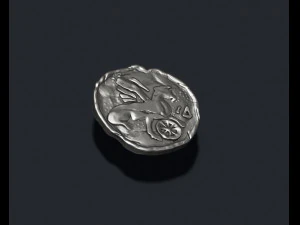 Old coin v6 3D Print Model