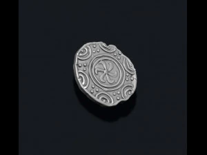 Old coin v6 3D Print Model
