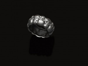 Skull ring 3D Принт Модель