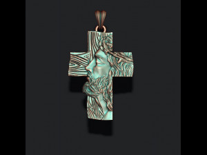 Jesus cross pendant 3D प्रिंट मॉडल