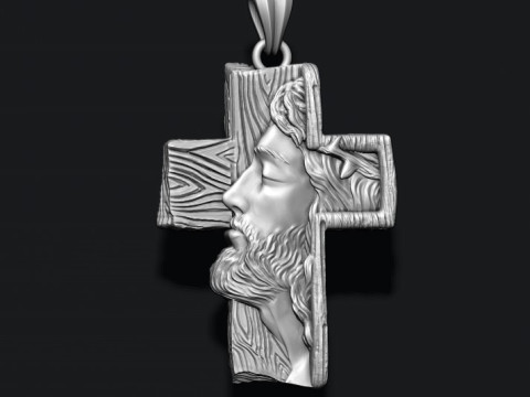 Jesus cross pendant 3D 프린트 모델
