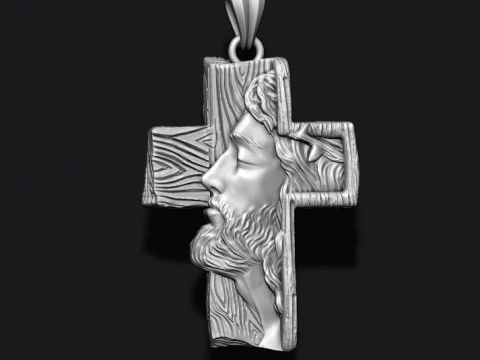 Ciondolo croce di Ges&ugrave; Modello di stampa 3D