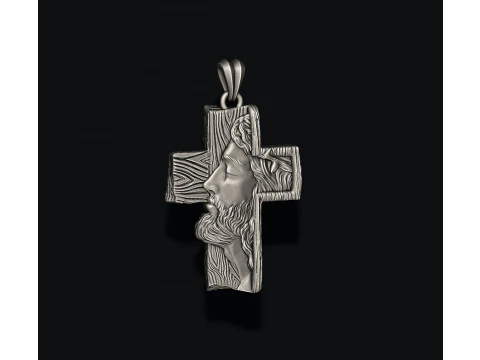 Jesus cross pendant 3D Print Model