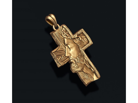 Jesus cross pendant 3D Print Model