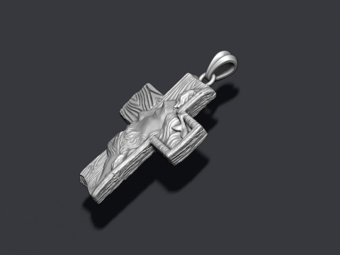Jesus cross pendant 3D Print Model