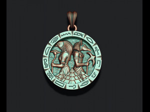 Anubis horus pendant 3D Print Model