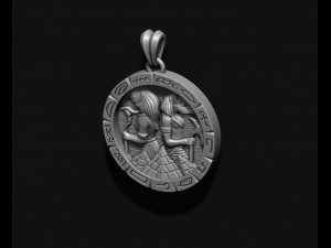 Anubis horus pendant 3D Принт Модель