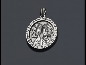 Anubis horus pendant 3D Принт Модель