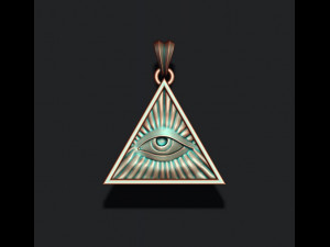 Eye of providence pendant 3D Print Model