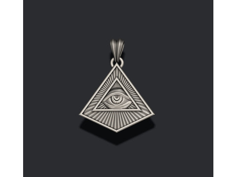 Eye of providence pendant Modelo de Impressão 3D