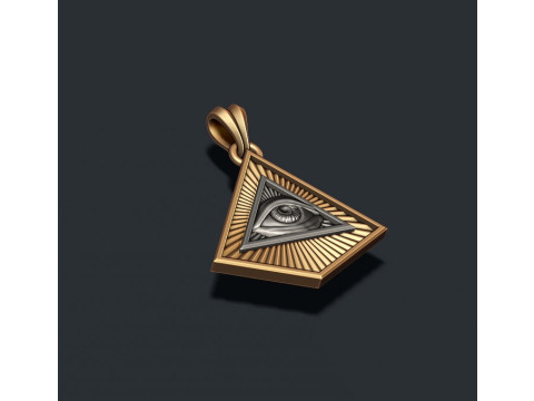 Eye of providence pendant Modello di stampa 3D