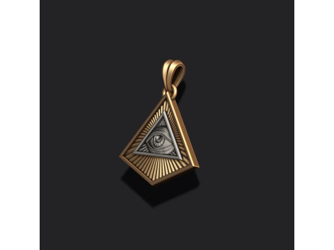 Eye of providence pendant Modello di stampa 3D
