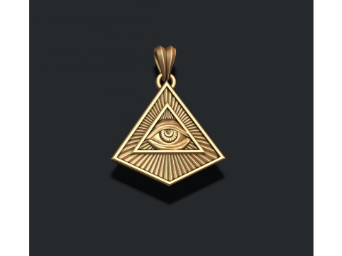 Eye of providence pendant Modello di stampa 3D