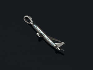Airplane pendant 3D Print Model