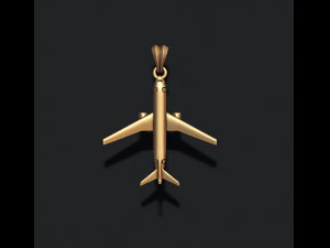 Airplane pendant 3D Print Model