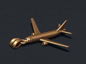 Airplane pendant 3D 打印模型