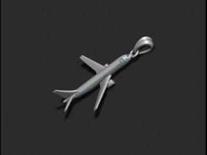 Airplane pendant 3D Print Model