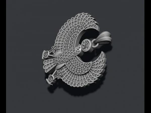 Подвеска с эмалью &laquo;Египетский Бог-Сокол&raquo; 3D Принт Модель