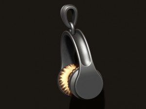 Headphones pendant 3D-Druckmodell