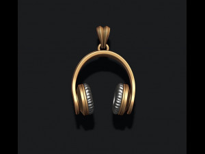 Headphones pendant 3D-Druckmodell