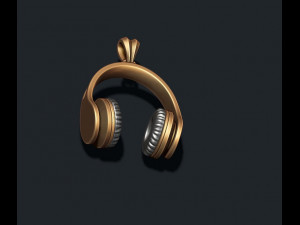 Headphones pendant 3D-Druckmodell