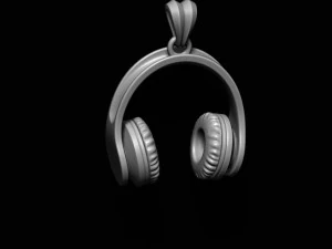 Headphones pendant 3D Print Model